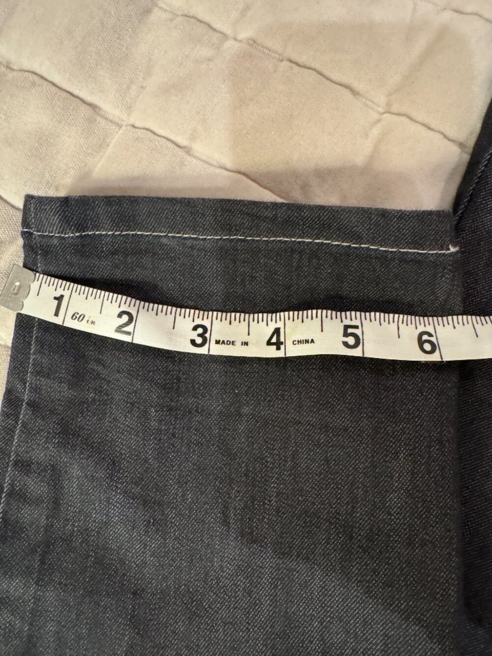 Prana Black Denim Straight Leg Pants Sz 10/30 - Picture 9 of 9